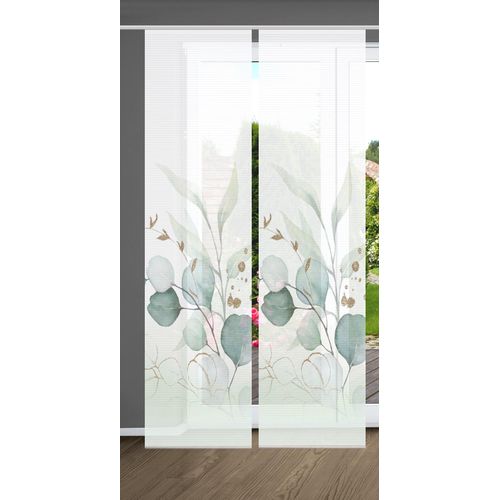 4056751462983 - Schiebegardine HOME IN GREEN ABANIO Gr 1 grün B60cm H245cm Polyester Gardinen SET DIGITALDRUCKBAMBUSOPTIK RECYCELT 4056751462983 - Schiebegardine HOME IN GREEN ABANIO Gr 1 grün B60cm H245cm Polyester Gardinen SET DIGITALDRUCKBAMBUSOPTIK RECYCELT