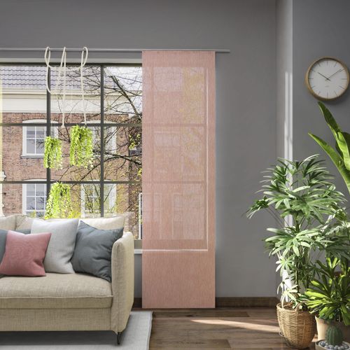 4006470501647 - Schiebegardine NEUTEX FOR YOU Libre-ECO orange (koralle) B60cm H175cm Jacquard Polyester Gardinen nach Maß 4006470501647 - Schiebegardine NEUTEX FOR YOU Libre-ECO orange (koralle) B60cm H175cm Jacquard Polyester Gardinen nach Maß