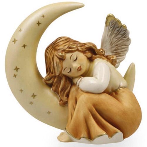 4005169373763 - Dekofigur GOEBEL Engel Kleine Traumreise champagner B85cm H95cm T95cm Steingut Dekofiguren 95 x 85 x 95 cm