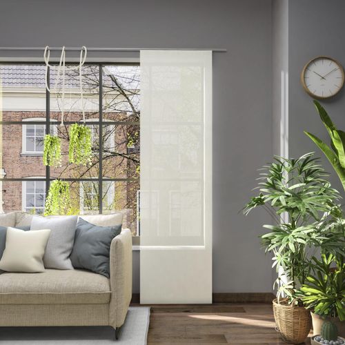 4006470515279 - Schiebegardine NEUTEX FOR YOU Libre-ECO beige (creme) B60cm H205cm Jacquard Polyester Gardinen Nachhaltig nach Maß