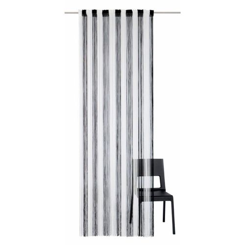 4005385137804 - Fadenvorhang WECKBRODT Rebecca Gr 1 schwarz-weiß (schwarz weiß) B98cm H160cm Polyester Gardinen Fadengardine Gardine Insektenschutz transparent kürzbar 4005385137804 - Fadenvorhang WECKBRODT Rebecca Gr 1 schwarz-weiß (schwarz weiß) B98cm H160cm Polyester Gardinen Fadengardine Gardine Insektenschutz transparent kürzbar