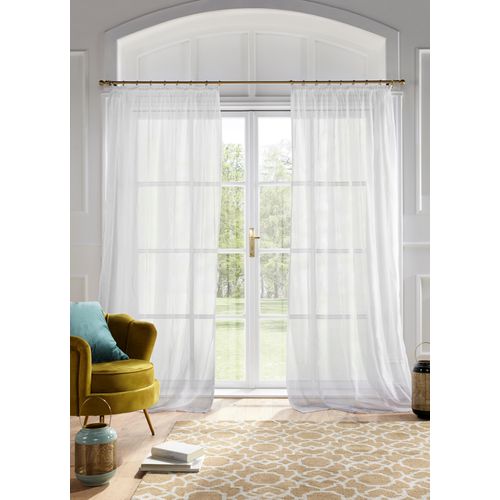 6920192966004 - Gardine Mila Gr 3 weiß B140cm H225cm Voile Polyester GUIDO MARIA KRETSCHMER HOME & LIVING Gardinen Wellenmuster Voile einfarbig democratichome Edition bestickt Topseller 6920192966004 - Gardine Mila Gr 3 weiß B140cm H225cm Voile Polyester GUIDO MARIA KRETSCHMER HOME & LIVING Gardinen Wellenmuster Voile einfarbig democratichome Edition bestickt Topseller