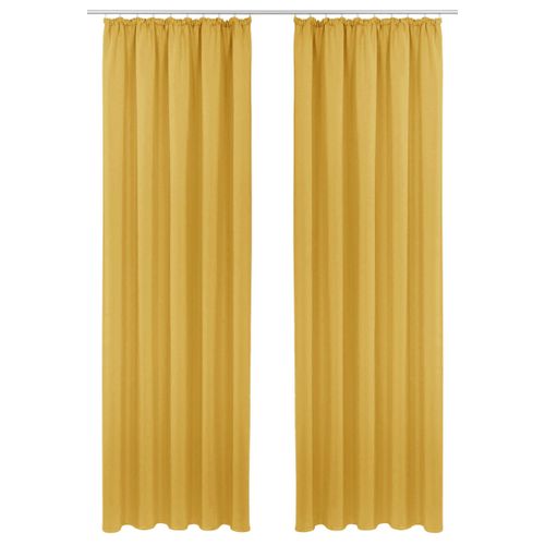 4068223282265 - Gardine MY HOME SOLA Gr 1 gold (goldfarben) B130cm H145cm Polyester Polyester Gardinen Breite130 cm 1 Schal einfarbig Verdunkelung 4068223282265 - Gardine MY HOME SOLA Gr 1 gold (goldfarben) B130cm H145cm Polyester Polyester Gardinen Breite130 cm 1 Schal einfarbig Verdunkelung