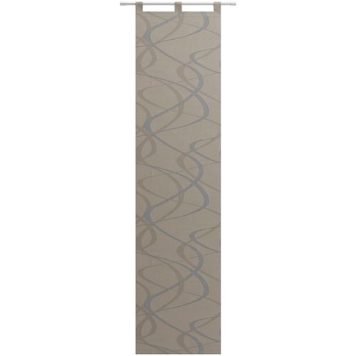 4006470396427 - Schiebegardine NEUTEX FOR YOU Pelotas Gr 1 grau (taupe) B57cm H145cm Scherli Polyester Gardinen inkl Beschwerunsstange
