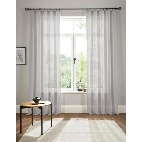 6920192976638 - Gardine MY HOME Fiete Gr 2 grau (stein) B140cm H175cm Polyester Gardinen Leinen Optik Sichtschutz halbtransparent einfarbig Leinenoptik 6920192976638 - Gardine MY HOME Fiete Gr 2 grau (stein) B140cm H175cm Polyester Gardinen Leinen Optik Sichtschutz halbtransparent einfarbig Leinenoptik