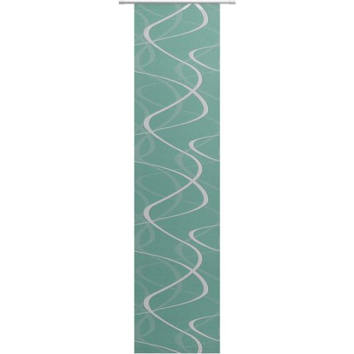 4006470482878 - Schiebegardine NEUTEX FOR YOU Pelotas Gr 2 blau (petrol) B57cm H175cm Scherli Polyester Gardinen inkl Befestigungszubehör