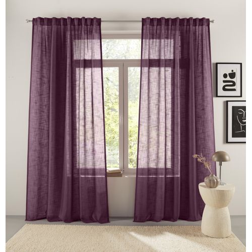 4068223937974 - Gardine Marusha Gr 2 lila B140cm H175cm Polyester LEGER HOME BY LENA GERCKE Gardinen 1 Schal Leinenoptik gewebt verschiedene Größen 4068223937974 - Gardine Marusha Gr 2 lila B140cm H175cm Polyester LEGER HOME BY LENA GERCKE Gardinen 1 Schal Leinenoptik gewebt verschiedene Größen