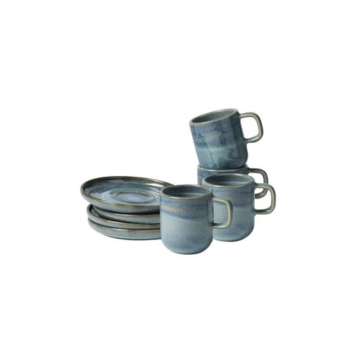 9010933066326 - Gipfelstück Espressotassen-Set Steinzeug TIEFER SEE