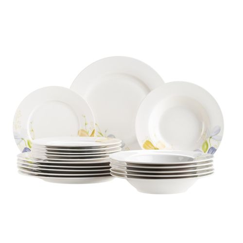 9010933045598 - Tellerset Porzellan Zibal Weiß