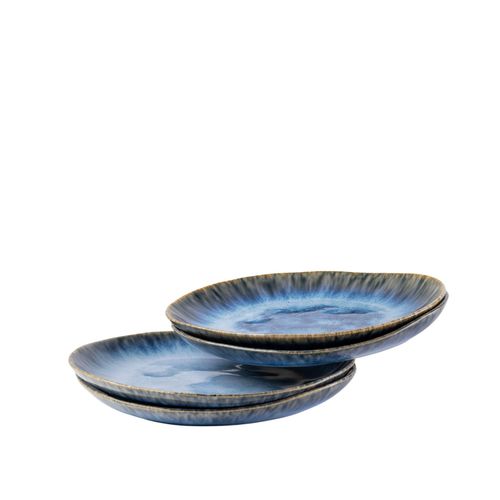 9001794959599 - Gipfelstück Dessertteller-Set Steinzeug Wilde Schlucht Blau 9001794959599 - Gipfelstück Dessertteller-Set Steinzeug Wilde Schlucht Blau