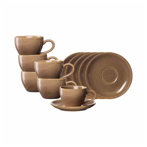 4262517048159 - Espressotassen mit Untertassen Sahara 100 ml 6er Set 4262517048159 - Espressotassen mit Untertassen Sahara 100 ml 6er Set