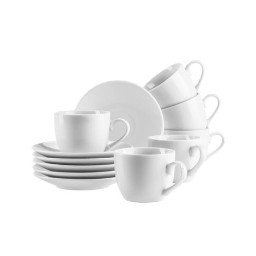 9010933067576 - Espressotassen-Set Porzellan Barca Weiß 9010933067576 - Espressotassen-Set Porzellan Barca Weiß