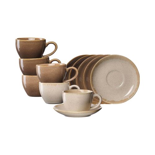 4262517048135 - Espressotassen mit Untertassen Sahara 100 ml 6er Set 4262517048135 - Espressotassen mit Untertassen Sahara 100 ml 6er Set
