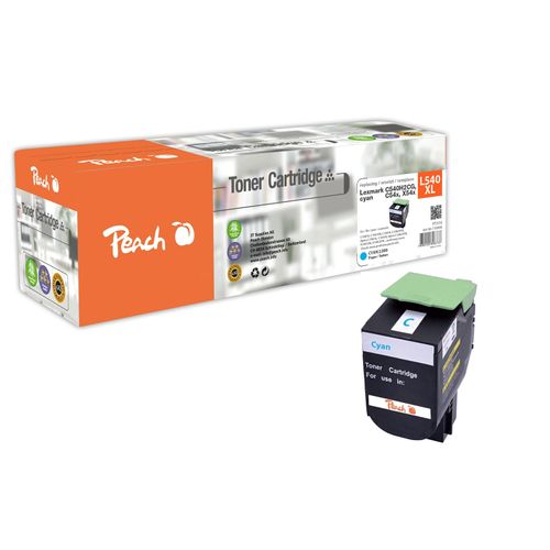 7640155896733 - L54 Toner XL cy ersetzt Lexmark C540H2CG für zB Lexmark C 540 N Lexmark C 543 DN Lexmark C 544 DN Lexmark C 544 DTN Lexmark C 544 DW (wiederaufbereitet)