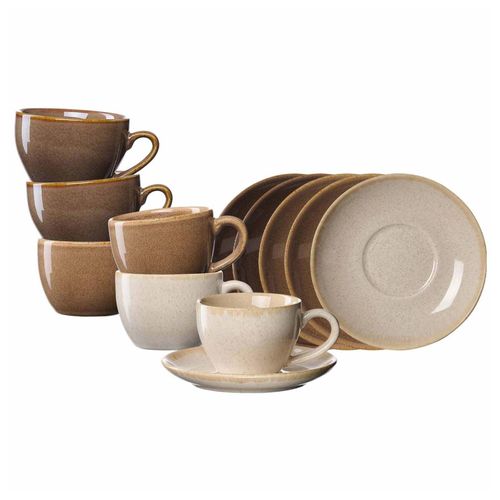 4262517048067 - Kaffeetassen mit Untertassen Sahara 230 ml 6er Set
