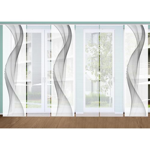 4056751444569 - Schiebegardine HOME IN GREEN NEVOLA Gr 1 grau B60cm H245cm Polyester Gardinen SET DIGITALDRUCKBAMBUSOPTIK RECYCELT 4056751444569 - Schiebegardine HOME IN GREEN NEVOLA Gr 1 grau B60cm H245cm Polyester Gardinen SET DIGITALDRUCKBAMBUSOPTIK RECYCELT