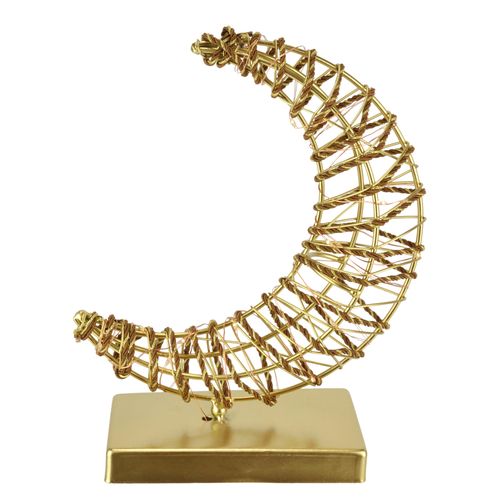 4019844811358 - LED-Dekofigur IGEA LED-Dekoobjekt Mond gold B19cm H25cm Metall Dekofiguren Dekofigur Metall Gold warmweiß Timer Batteriebetrieb Weihnachtsdeko 4019844811358 - LED-Dekofigur IGEA LED-Dekoobjekt Mond gold B19cm H25cm Metall Dekofiguren Dekofigur Metall Gold warmweiß Timer Batteriebetrieb Weihnachtsdeko