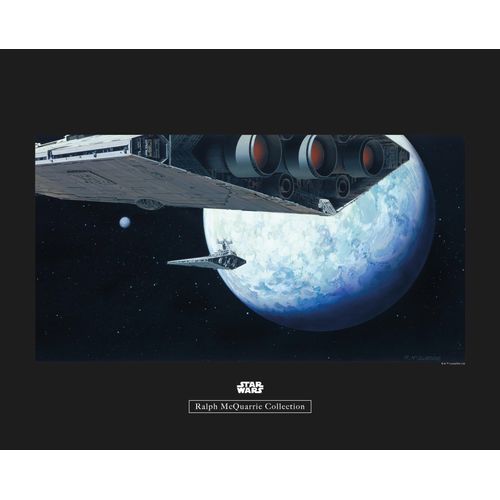 4055065164194 - Bild KOMAR Star Wars Classic RMQ Hoth Orbit bunt (farbe bild(er) bunt) B50cm H40cm Holz Papier Bilder Wandbild zur Dekoration im Kinderzimmer - ohne Rahmen