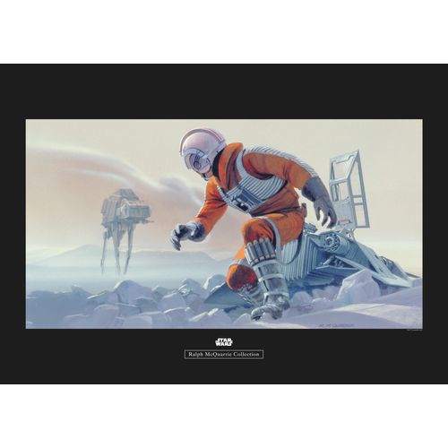 4055065164095 - Bild KOMAR Star Wars Classic RMQ Hoth Battle Pilot bunt (farbe bild(er) bunt) B70cm H50cm Holz Papier Bilder Wandbild zur Dekoration im Kinderzimmer - ohne Rahmen