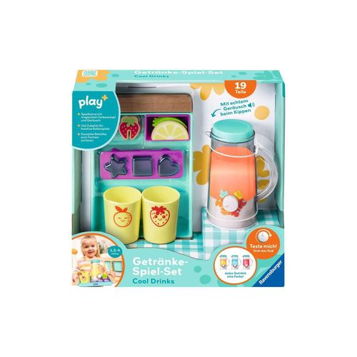 4005555340669 - Ravensburger Play+ Getränke-Spiel-Set Cool Drinks - Pretend Play Set Spielzeug ab 18 Monate Küchenzubehör