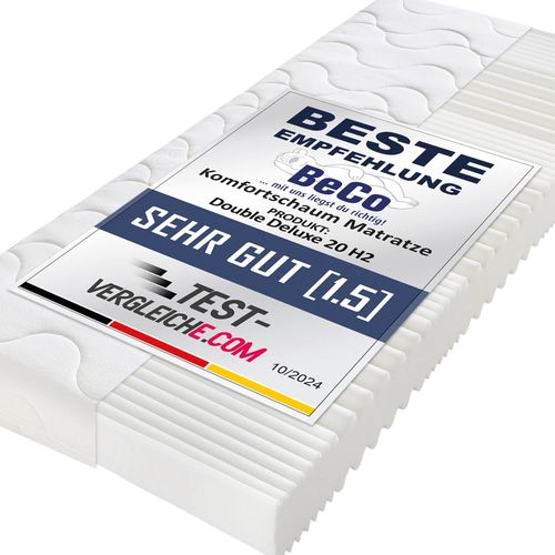 4019793506244 - BeCo Matratzen GmbH & CoKGKomfortschaummatratze Double Deluxe 2090 x 210 cm 4019793506244 - BeCo Matratzen GmbH & CoKGKomfortschaummatratze Double Deluxe 2090 x 210 cm