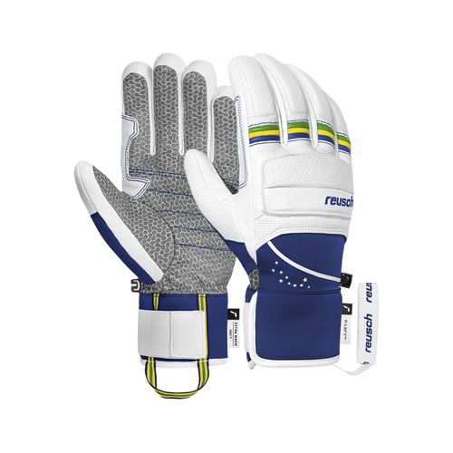 4060485612996 - Skihandschuhe REUSCH Lucas Braathen Damen Gr 105 weiß dunkelblau 50% Ziegenleder 45% Polyester 5% Polyurethan mehrfarbig Handschuhe mit wärmender R-LOFT™ Isolation 4060485612996 - Skihandschuhe REUSCH Lucas Braathen Damen Gr 105 weiß dunkelblau 50% Ziegenleder 45% Polyester 5% Polyurethan mehrfarbig Handschuhe mit wärmender R-LOFT™ Isolation