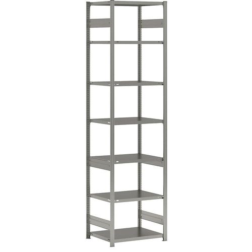 4255821504503 - eurokraft pro Lager-Steckregal verzinkt Bauart leicht Regalhöhe 3000 mm doppelseitig Bodentiefe 600 mm Grundregal 4255821504503 - eurokraft pro Lager-Steckregal verzinkt Bauart leicht Regalhöhe 3000 mm doppelseitig Bodentiefe 600 mm Grundregal