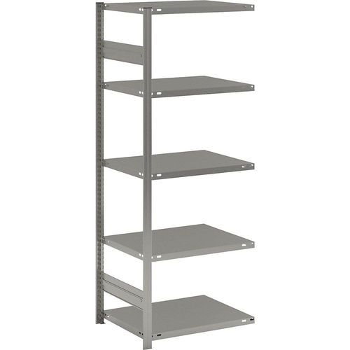 4255821503032 - eurokraft pro Lager-Steckregal verzinkt Bauart leicht Regalhöhe 2000 mm einseitig Bodentiefe 600 mm Anbauregal