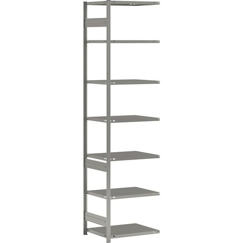 4255821503636 - eurokraft pro Lager-Steckregal verzinkt Bauart leicht Regalhöhe 3000 mm einseitig Bodentiefe 600 mm Anbauregal