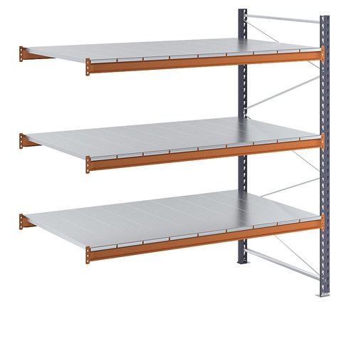 4061753273840 - Weitspannregal Feldlast 8000 kg HxBxT 2000 x 19056 x 1100 mm Anbauregal kaiserkraft