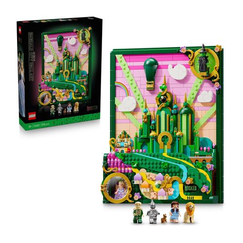 5702017812939 - 75685 75685 Wicked Emerald City Wandkunst Konstruktionsspielzeug