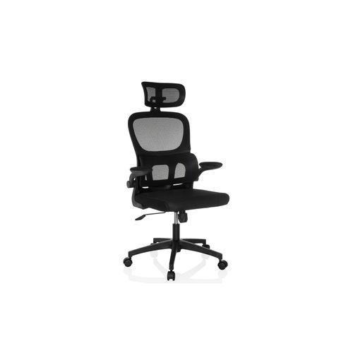 4064323108511 - Home Office Bürostuhl ERGOMY FLEX Stoff   Netzstoff mit Armlehnen