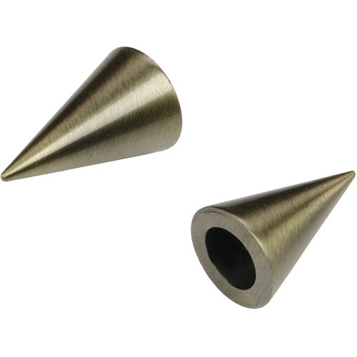4016318276842 - Gardinenstangen-Endstück Cone Gr 1 gold (messingfarben antik) H25cm L4cm Ø16cm Gardinenstangenendstücke für Gardinenstangen Ø 16 mm 4016318276842 - Gardinenstangen-Endstück Cone Gr 1 gold (messingfarben antik) H25cm L4cm Ø16cm Gardinenstangenendstücke für Gardinenstangen Ø 16 mm