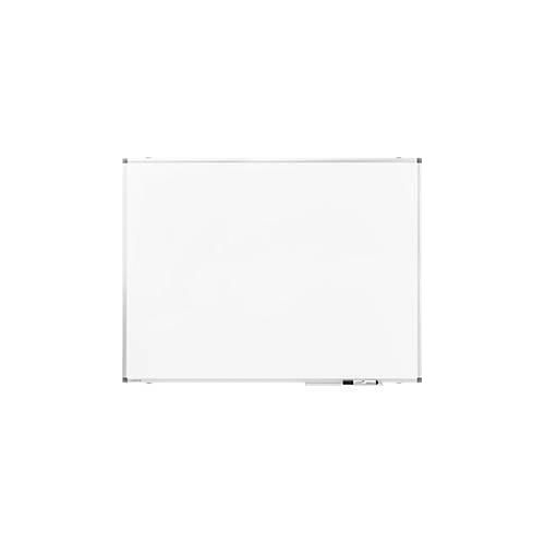 8713797099721 - Whiteboard PREMIUM Hoch- Querformat Stahl weiß lackiert + Aluminiumrahmen magnethaftend Ablageschale + Zubehör B 1200 x H 900 mm