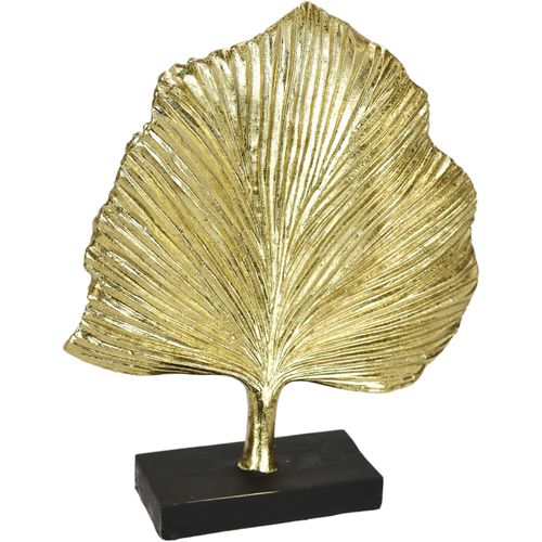 4019844802813 - Dekofigur IGEA Ginkgo Blatt Statue gold B20cm H24cm Polyresin Dekofiguren Ornamente Skulptur Dekoration Figuren Geschenkidee gold 4019844802813 - Dekofigur IGEA Ginkgo Blatt Statue gold B20cm H24cm Polyresin Dekofiguren Ornamente Skulptur Dekoration Figuren Geschenkidee gold