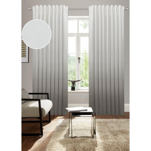 4068223954889 - Verdunkelungsvorhang BRUNO BANANI Clemton Gr 1 beige B130cm H145cm Polyester Polyester Gardinen Verdunkelung Schutz Privatsphäre blickdichter Vorhang Farbverlauf