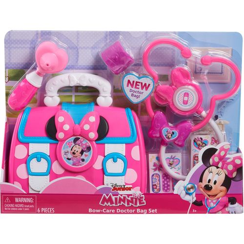 0886144880933 - Just Play BV Kinderhaushaltsgerät Disney Junior Minnie Mouse Bow-Care Doctor Bag Set