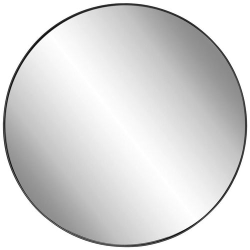 9010985092663 - Wandspiegel  Schwarz  Metall Glas Holzwerkstoff  rund  60x60x4 cm  Reach Bsci  Spiegel Wandspiegel