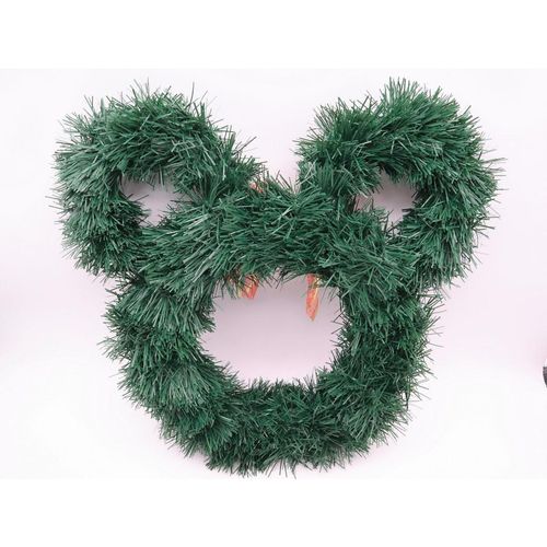 8720634046671 - Kranz Mickey Mouse Grün Kunststoff 54x47x62 cm Dekoration Weihnachtsdekoration Adventskränze 8720634046671 - Kranz Mickey Mouse Grün Kunststoff 54x47x62 cm Dekoration Weihnachtsdekoration Adventskränze