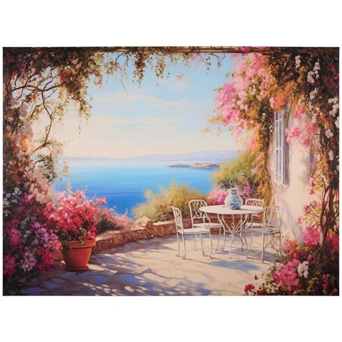 4260770613831 - Leinwandbild  Mehrfarbig  Holz Papier  Kiefer  Strand & Meer  rechteckig  135x100 cm  Keilrahmen  Bilder und Zubehör Wandbilder