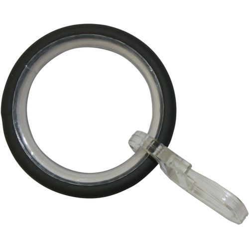 4003018358770 - Gardinenring Gardinenringe Elba Gardinenbefestigungen Gr 10 St grau Gardinenringe Gardinenbefestigungen Serie Gardinenstangen-Set Elba Ø 1619 mm