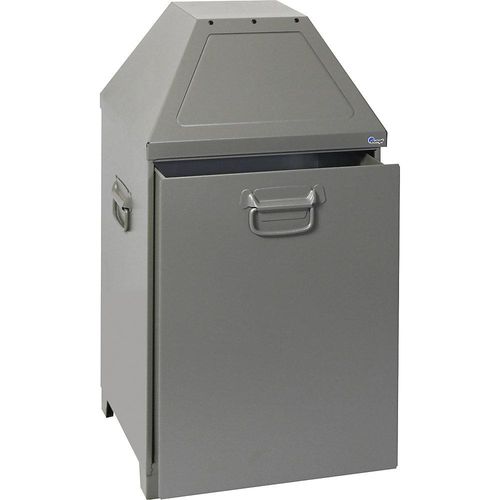 4031068197339 - Abfallbehälter 80 l feuerhemmend Einsatz herausziehbar graualuminium kaiserkraft