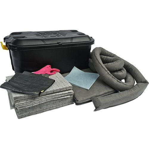 4262512392356 - eurokraft basic Leckage-Notfallset in Rollkoffer Bindung 75 l Ausführung universal grau 4262512392356 - eurokraft basic Leckage-Notfallset in Rollkoffer Bindung 75 l Ausführung universal grau