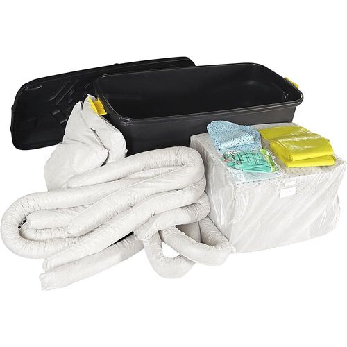 4262512390871 - eurokraft basic Leckage-Notfallset in Rollkoffer Bindung 150 l Ausführung Öl weiß 4262512390871 - eurokraft basic Leckage-Notfallset in Rollkoffer Bindung 150 l Ausführung Öl weiß