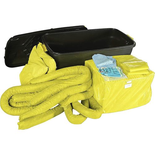 4262512392073 - eurokraft basic Leckage-Notfallset in Rollkoffer Bindung 150 l Ausführung Chemikalien gelb 4262512392073 - eurokraft basic Leckage-Notfallset in Rollkoffer Bindung 150 l Ausführung Chemikalien gelb