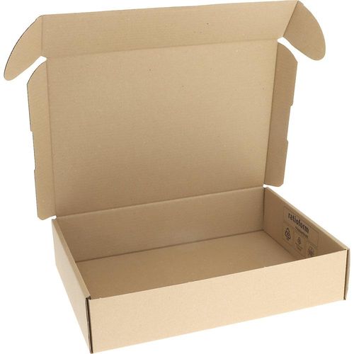 4251924773389 - Klappbox DHL-Kleinpaket 1-wellig braun Innenmaß 332 x 242 x 75 mm VE 35 Stk ab 20 VE kaiserkraft