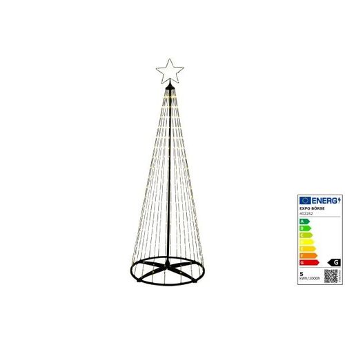 4036812131454 - LED Metall Baum 210 cm Weihnachtsbaum 370 LED inkl Timer Fernbedienung 4036812131454 - LED Metall Baum 210 cm Weihnachtsbaum 370 LED inkl Timer Fernbedienung
