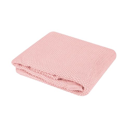 3800171215671 - Kikka boo Babydecke Dream Big gestrickt100% Baumwolle 100 x 75 cm Kuscheldecke rosa