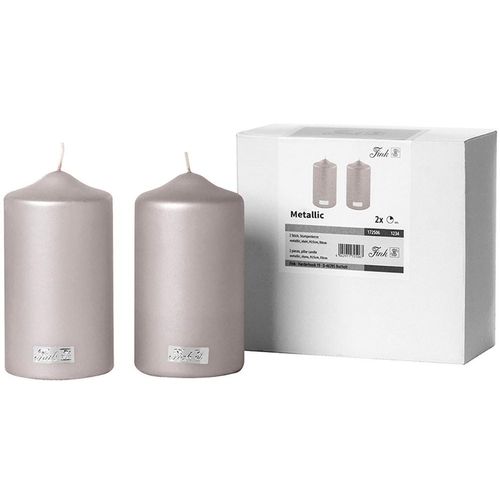 4042911725067 - Stumpenkerze FINK CANDLE grau (stein) H15cm Ø8cm Kerzen 4042911725067 - Stumpenkerze FINK CANDLE grau (stein) H15cm Ø8cm Kerzen