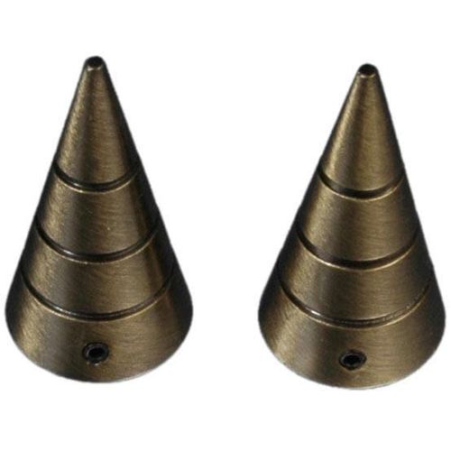 4016318269318 - Gardinenstangen-Endstück Kegel mit Rille gold (messingfarben antik) H25cm L55cm Ø16cm Gardinenstangenendstücke für Gardinenstangen Ø 16 mm 4016318269318 - Gardinenstangen-Endstück Kegel mit Rille gold (messingfarben antik) H25cm L55cm Ø16cm Gardinenstangenendstücke für Gardinenstangen Ø 16 mm